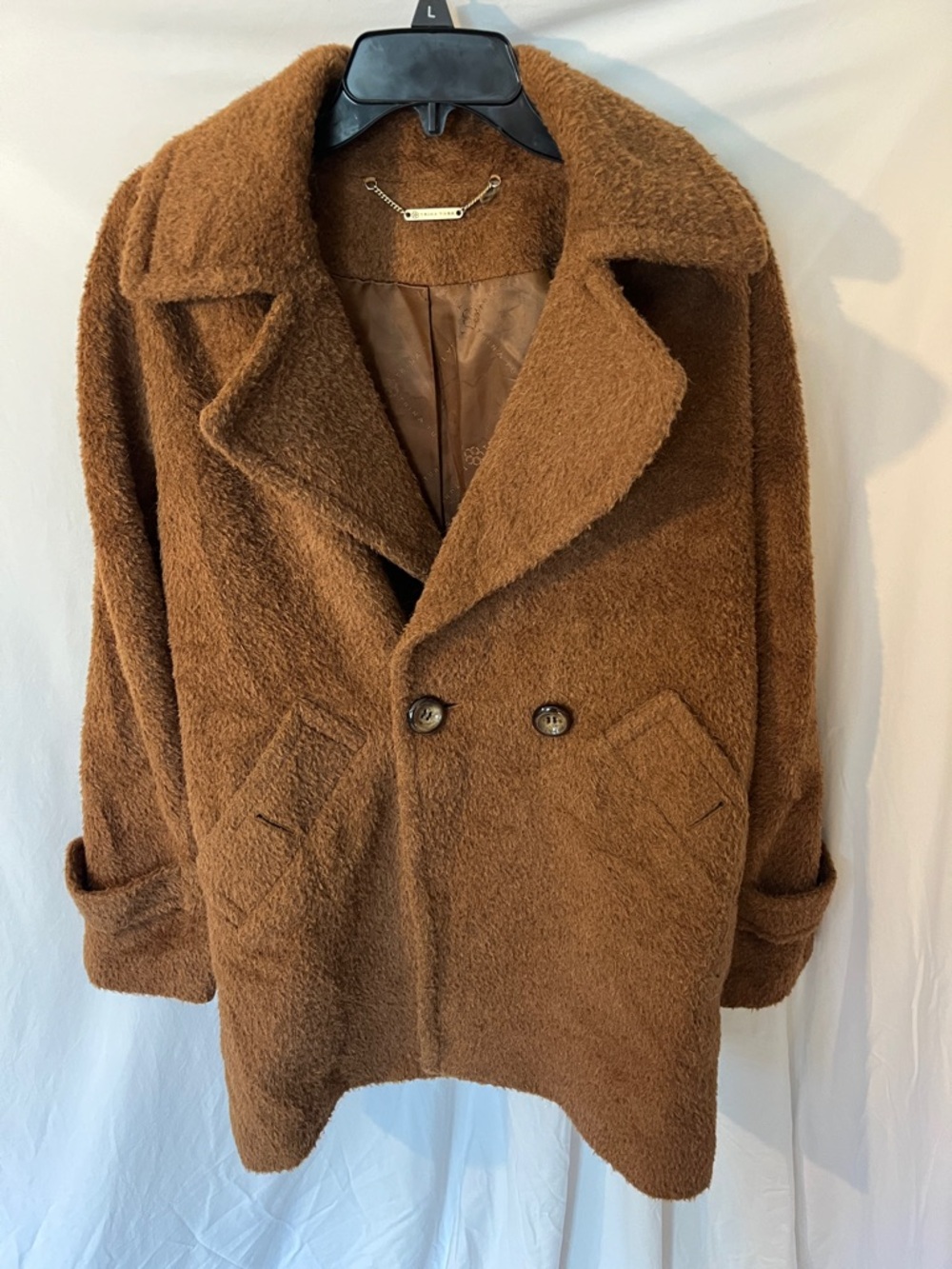 Trina Turk Women’s Teddy Peacoat Jacket